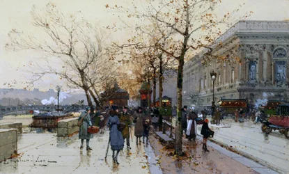 In der Nähe des Louvre, Paris